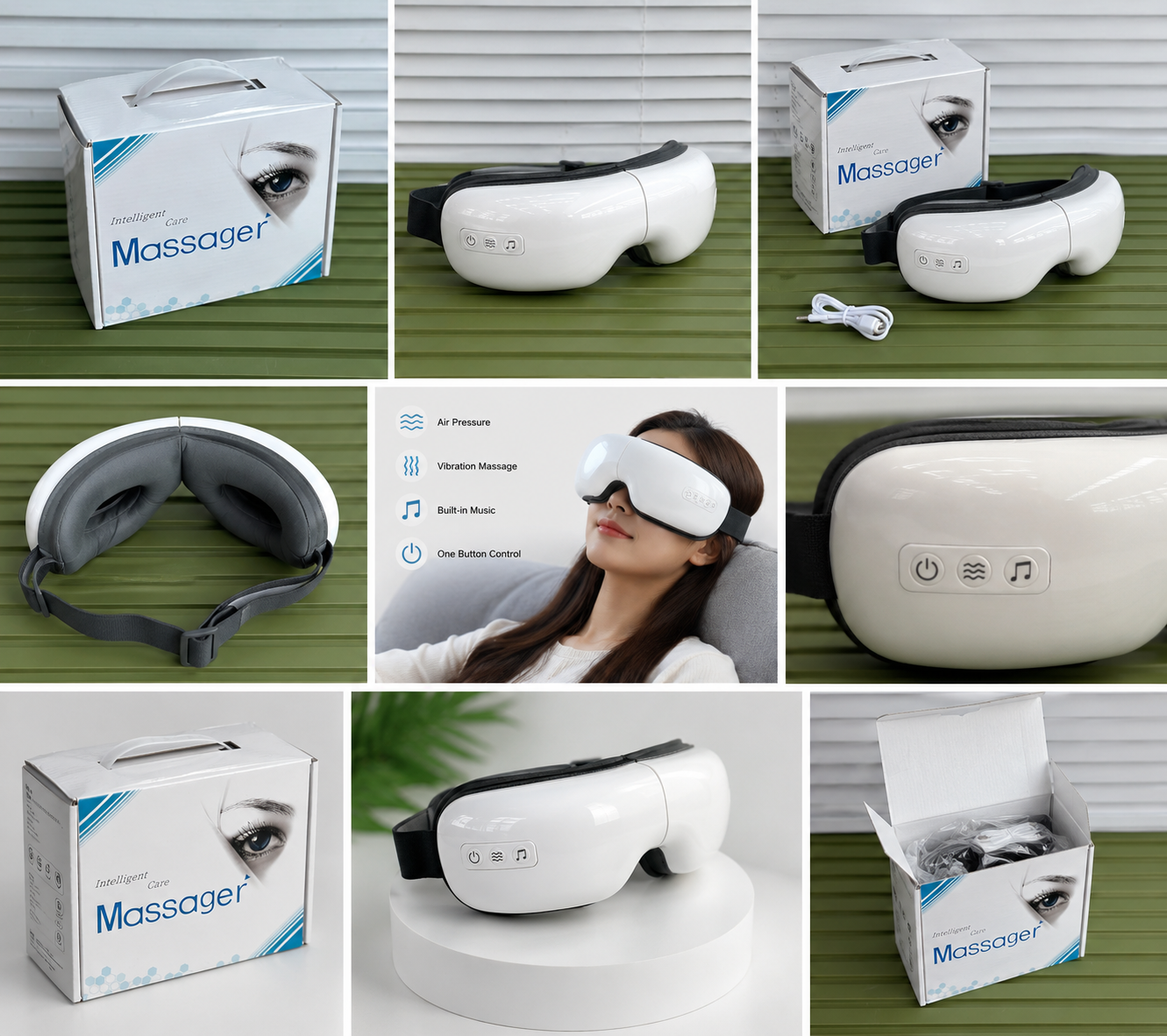 Intelligent Eye Massager – Smart Eye Care Device for Relaxation & Stress Relief
