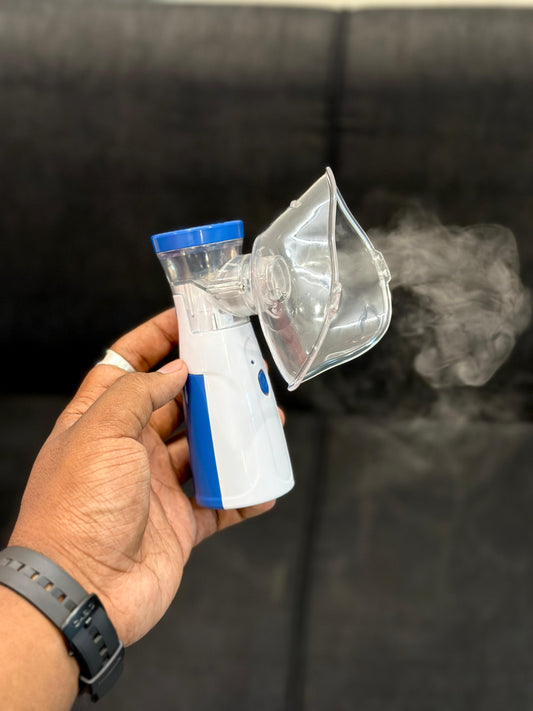 Portable Mesh Nebulizer Machine for Adults & Children – Silent Handheld Inhaler