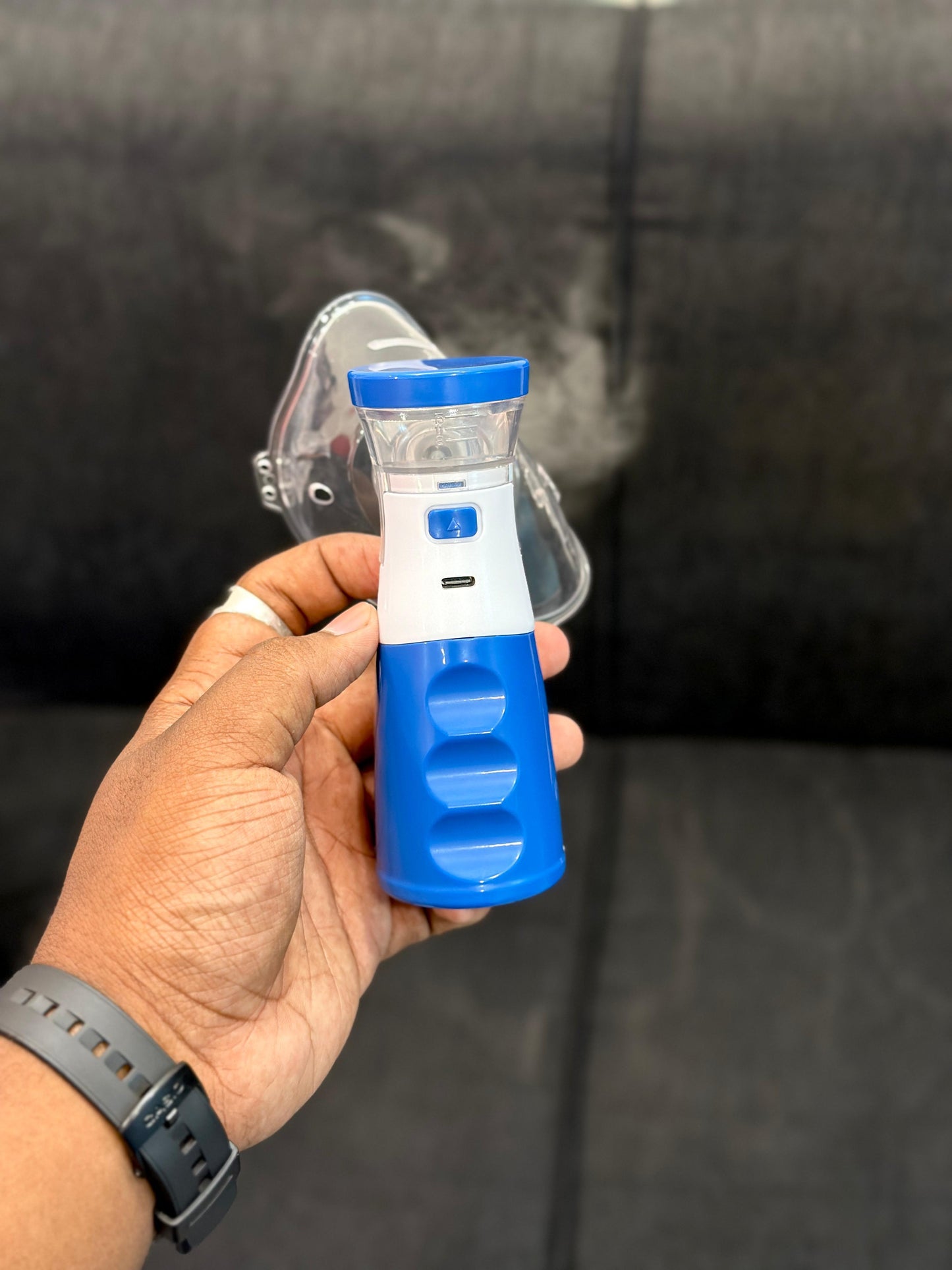 Portable Mesh Nebulizer Machine for Adults & Children – Silent Handheld Inhaler