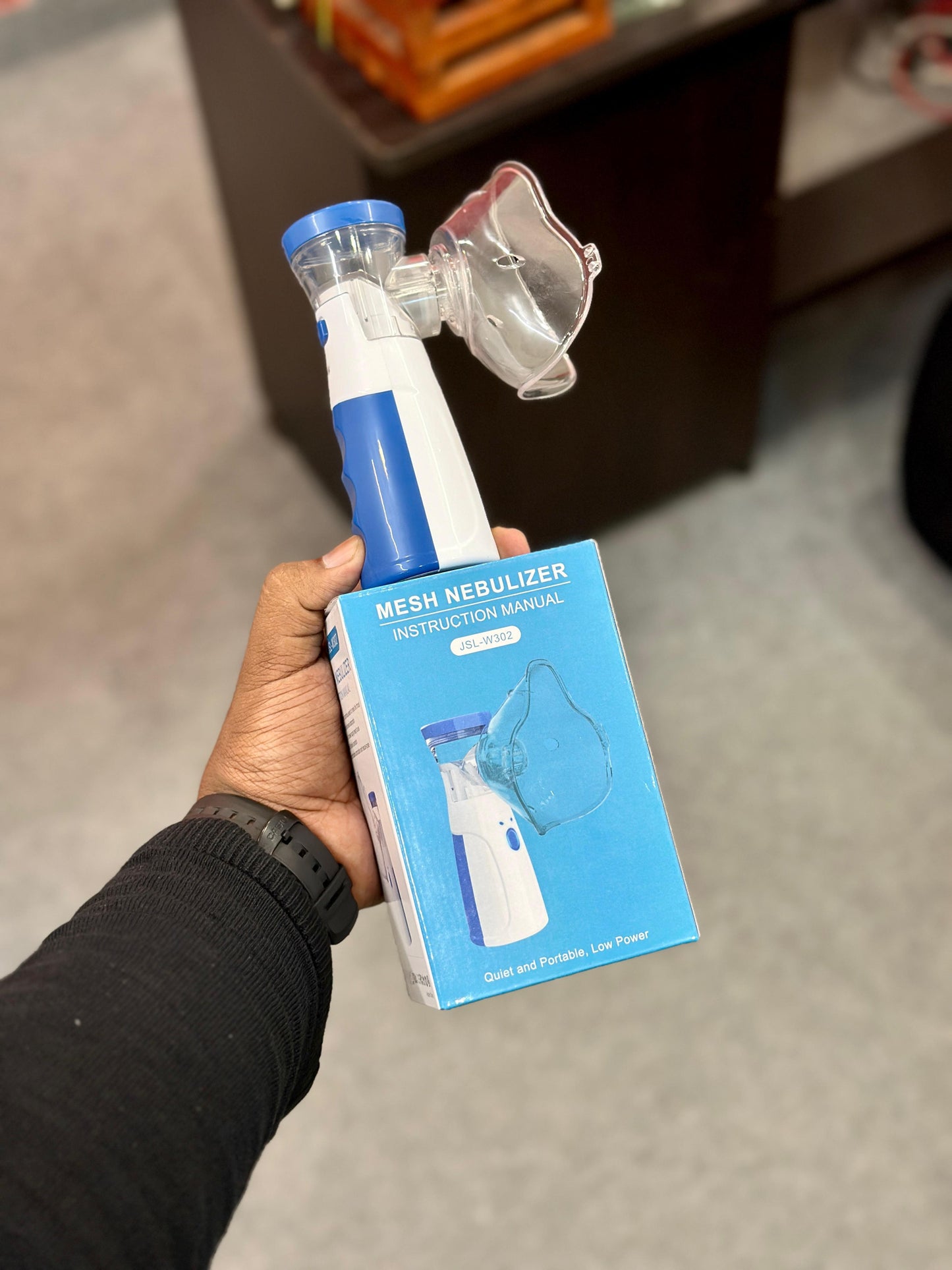 Portable Mesh Nebulizer Machine for Adults & Children – Silent Handheld Inhaler
