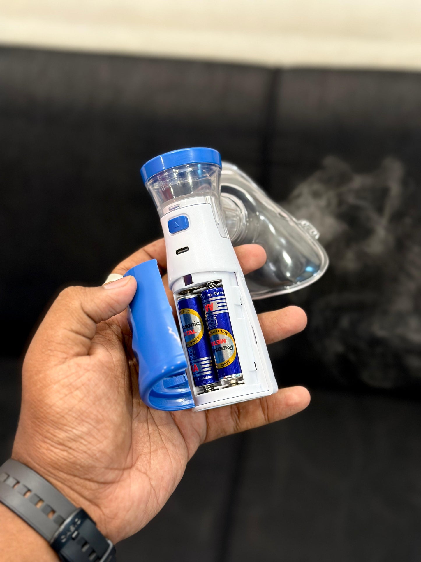 Portable Mesh Nebulizer Machine for Adults & Children – Silent Handheld Inhaler